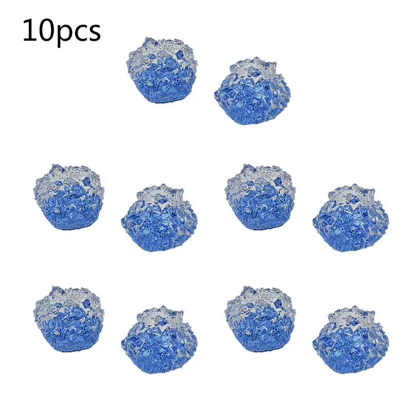 

10Pcs Colored Crystal Resin Button Irregular Surface Sequin DIY Headband Jewelry E56A