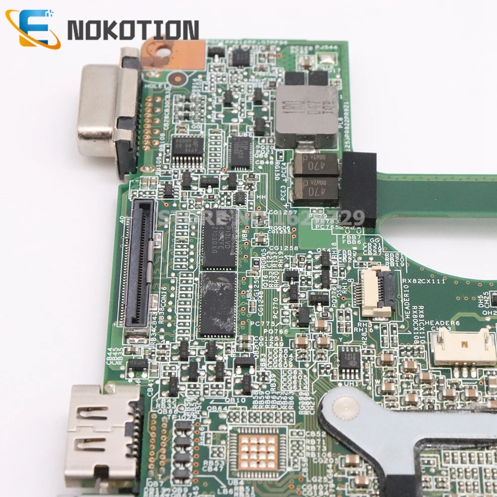 NOKOTION 615848-001 605902-001 608340-001 для Hp Compaq G72 G62 материнская плата для ноутбука 17 дюймов HM55 DDR3 с графическим процессором