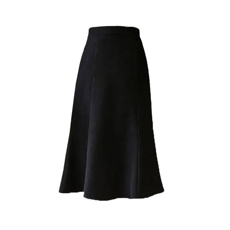 

han edition of new fund of 2020 autumn temperament show bust skirt of tall waist a word satchel in hip fishtail skirt