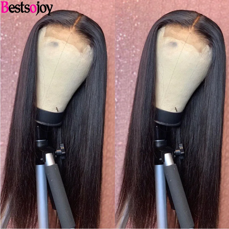 Парик на 4x4 прямые парики из человеческих волос малазийские волосы человеческие