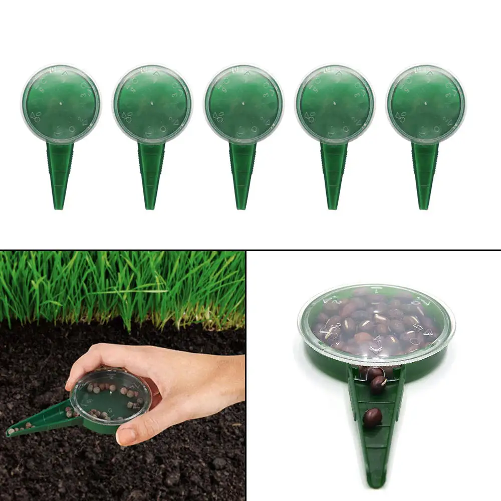 5 шт. садовый инструмент для саженцев регулируемый Сеятель семян семена растений