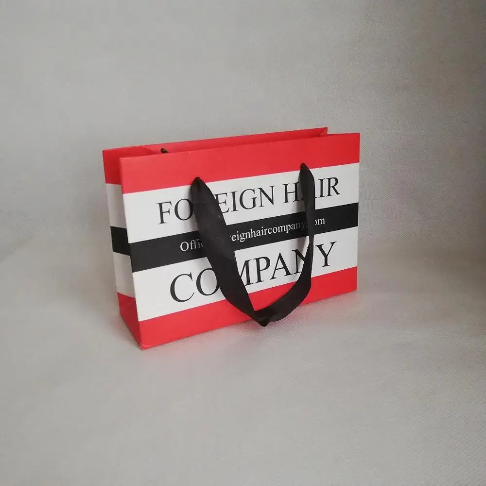 Оптовая продажа 500 шт./лот многоразовые бумажные сумки-тоуты для покупок из