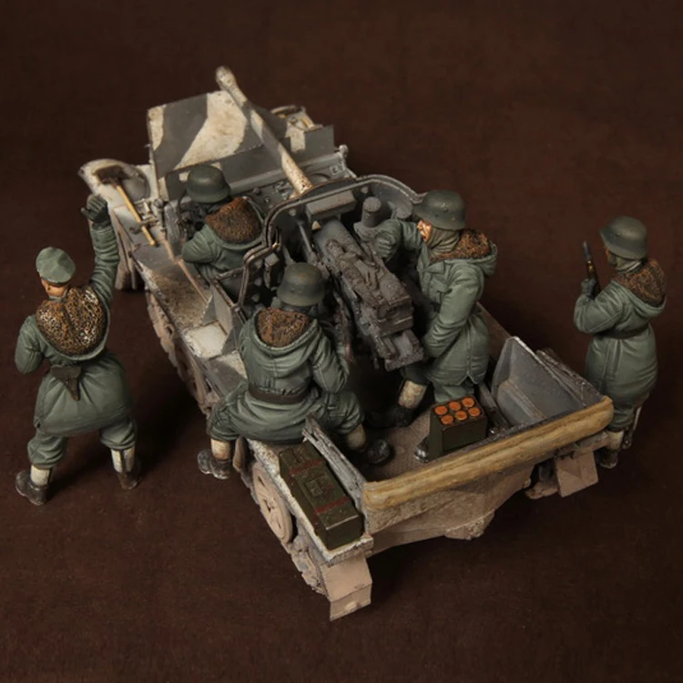 1/35 для Dragon 6719 пять солдат танков Второй мировой войны полимерная модель солдата GK