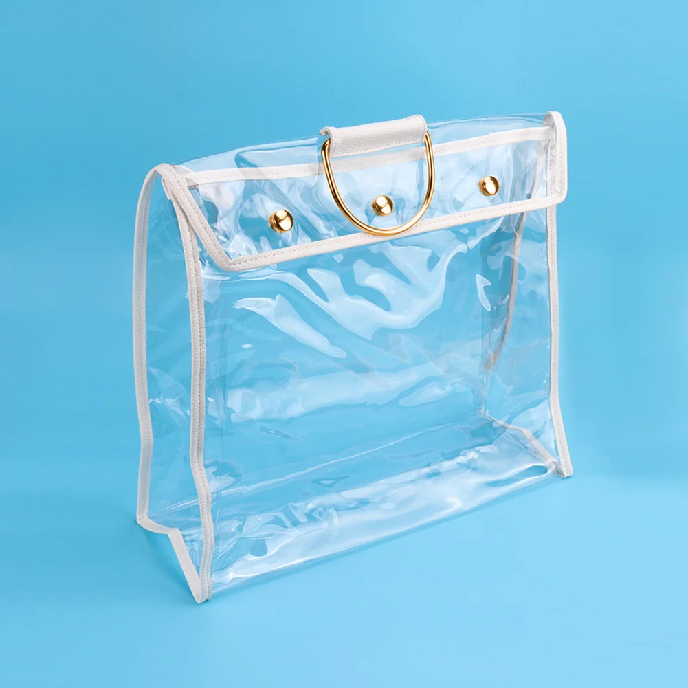 

Ladies Dustproof Holder Tote Wardrobe Handbag Hook Hang Clear Storage Bag