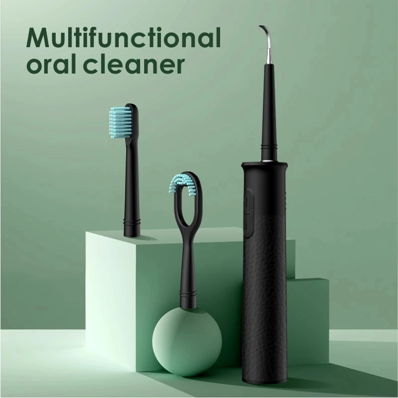 

4in1 Electric Sonic Dental Calculus Scaler Oral Teeth Tartar Remover Plaque Stains Cleaner Removal Teeth Whitening Portable