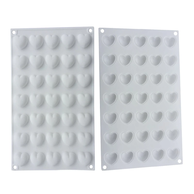 

15 Holes Spherical 35 Cavity Heart Shape Silicone Cake Molds Mousse Dessert Chocolate Mould DIY Pastry Baking Accessories