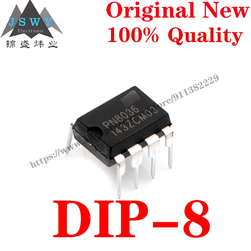 

10~100 PCS PN8036 DIP-8 Semiconductor AC-DC charging control Power management IC Chip with for module arduino Free Shipping 8036