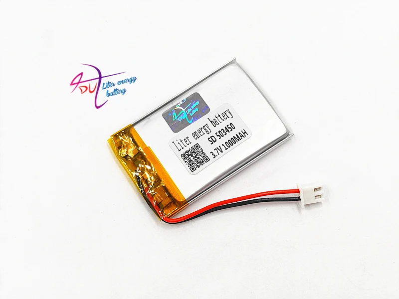 JST XH 2,54 мм 503450 523450 3,7 в 1000 мАч литий-полимерная LiPo аккумуляторная батарея для Mp3 наушников PAD DVD bluetooth камеры