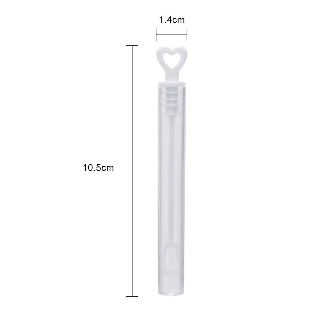 

12PCS Fun Children Birthday Party Decor Bubble Stick Empty Water Bottle Wand Toys Wedding Christmas Decoration Love Heart Stick