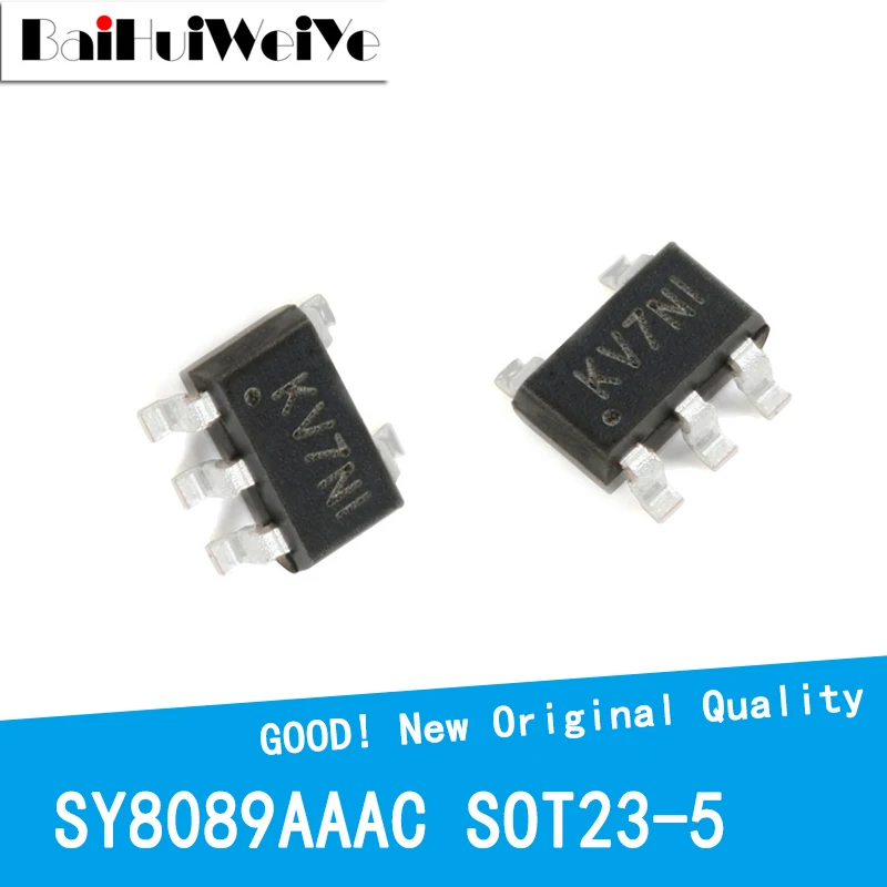 

10Pcs/Lot SY8089AAAC SY8089 KV SOT23 SOT23-5 Synchronous Buck DC-DC Regulator Chip New Original Good Quality Chipset