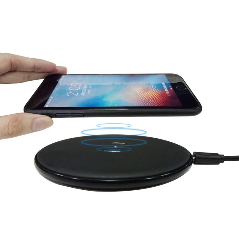 Портативное беспроводное зарядное устройство для iPhone 8 X Note 5 LG V30 Nokia 1020 S6 Edge S7/S7