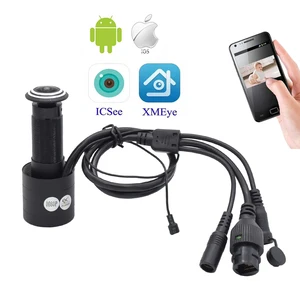Audio 1080p 2.1mm wide-angle lens for door-eye CCTV indoor Onvif P2P Miniature Bullet mini ip web camera Gate icsee xmeye app Audio 1080p 2.1mm wide-angle lens for door-eye CCTV indoor Onvif P2P Miniature Bullet mini ip web camera Gate icsee xmeye app