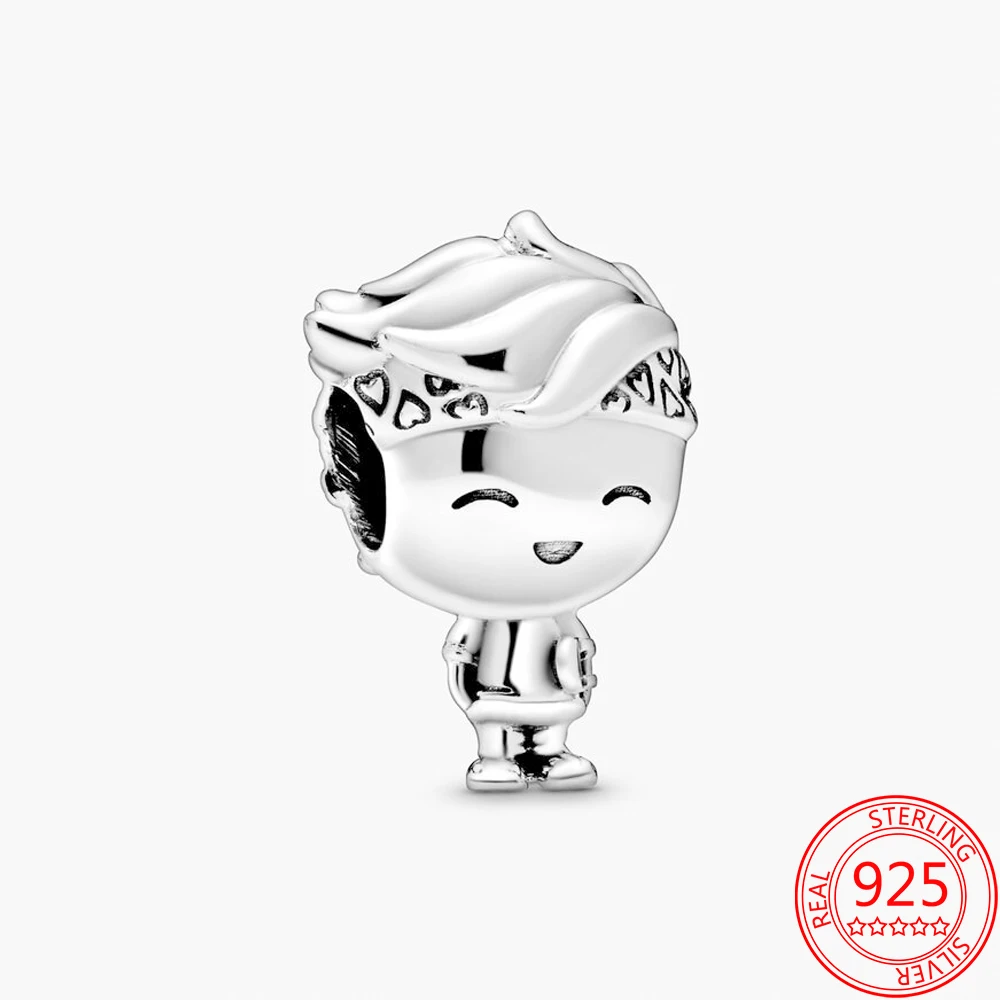 Новые поступления 925 пробы серебро красивый Подвеска для мальчика