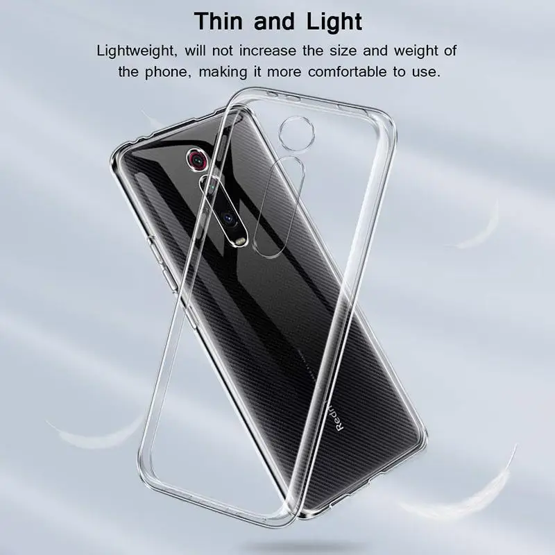 Soft Transparent Cases For Xiaomi Redmi Note 8T 8A 7A Note7 Note6 K20 Clear Cover Mi9 SE 9T CC9e A3 Lite Play |