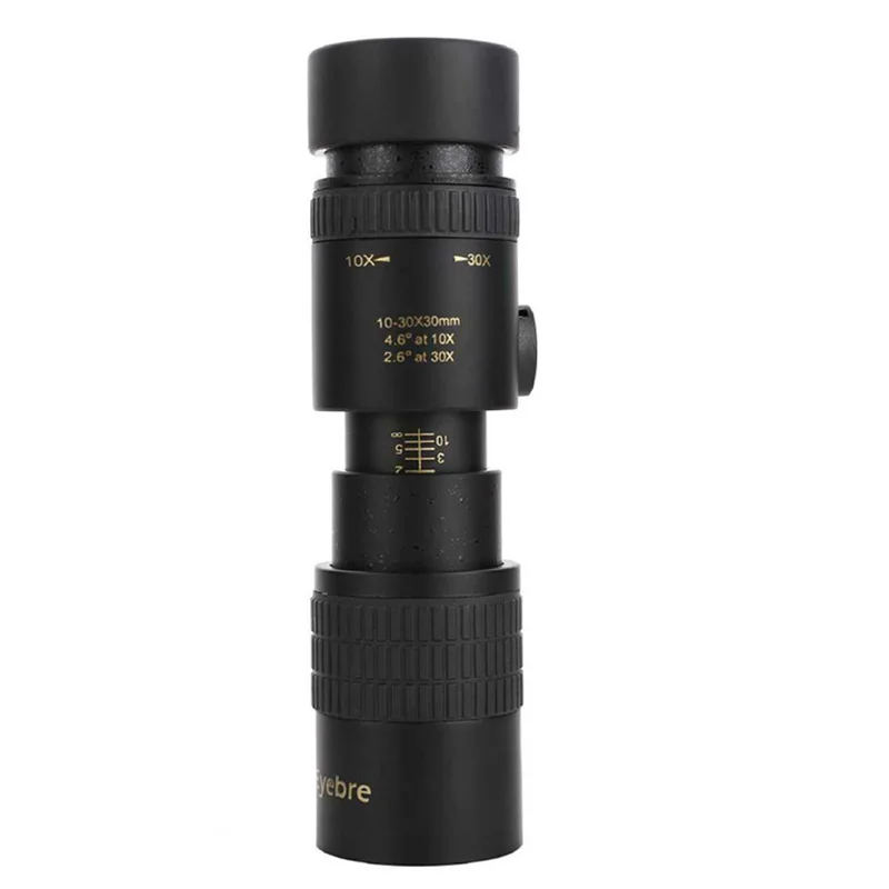 

10-30X Telescope for Mobile Phone Camera Monocular Telescope Night Vision Zoom Single Tube Mini Telescopic Portable Monocular