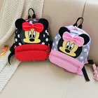 Детские рюкзаки Disney с Микки и Минни, милый школьный ранец для детского сада, детские школьные ранцы для девочек и мальчиков