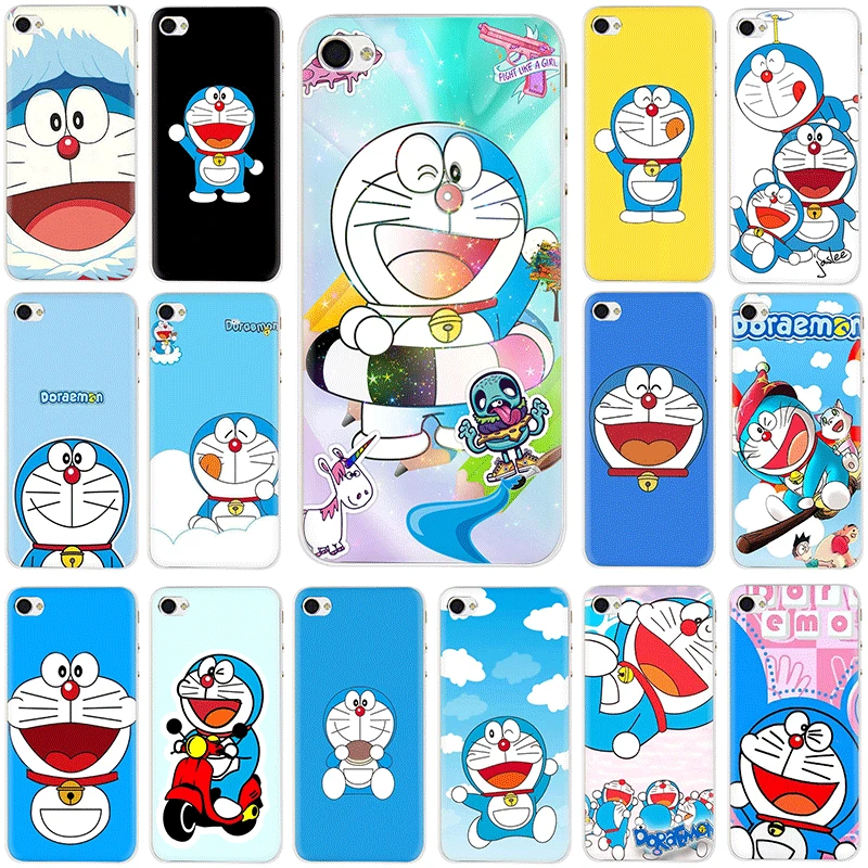 Чехол для телефона Doraemon жесткий с рисунком iphone 5 5s 5C SE 2020 6 6s 7 8 plus X XR XS 11 Pro