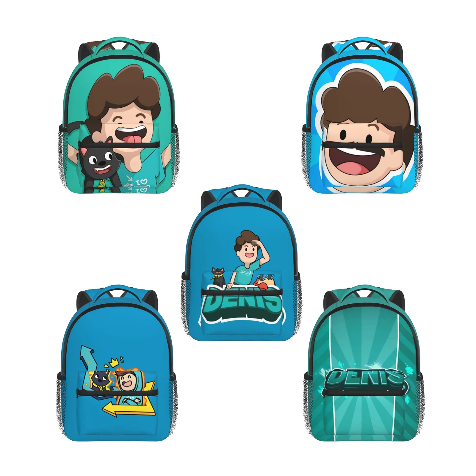 

Детский рюкзак для повседневной жизни Denis, удобный Дошкольный рюкзак с регулируемыми ремнями и сетчатым карманом для бутылки