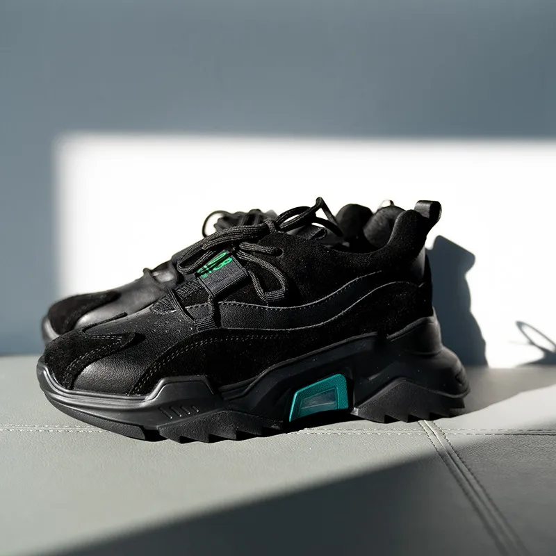 Женские кроссовки COCOAFOAL трендовая обувь для папы женская на толстой подошве