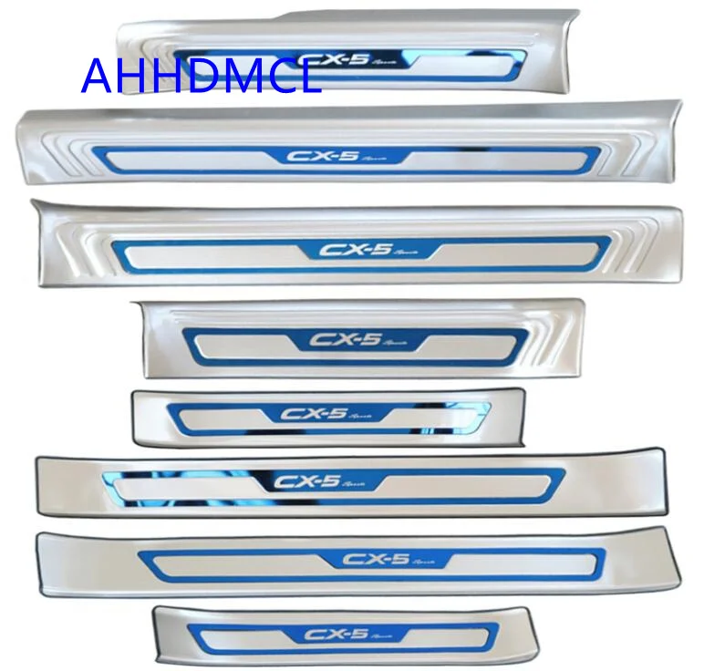 Автомобильная Накладка на порог полосы порога для Mazda CX-5 2013 2014 2015 2016 2017 2018 2019 -