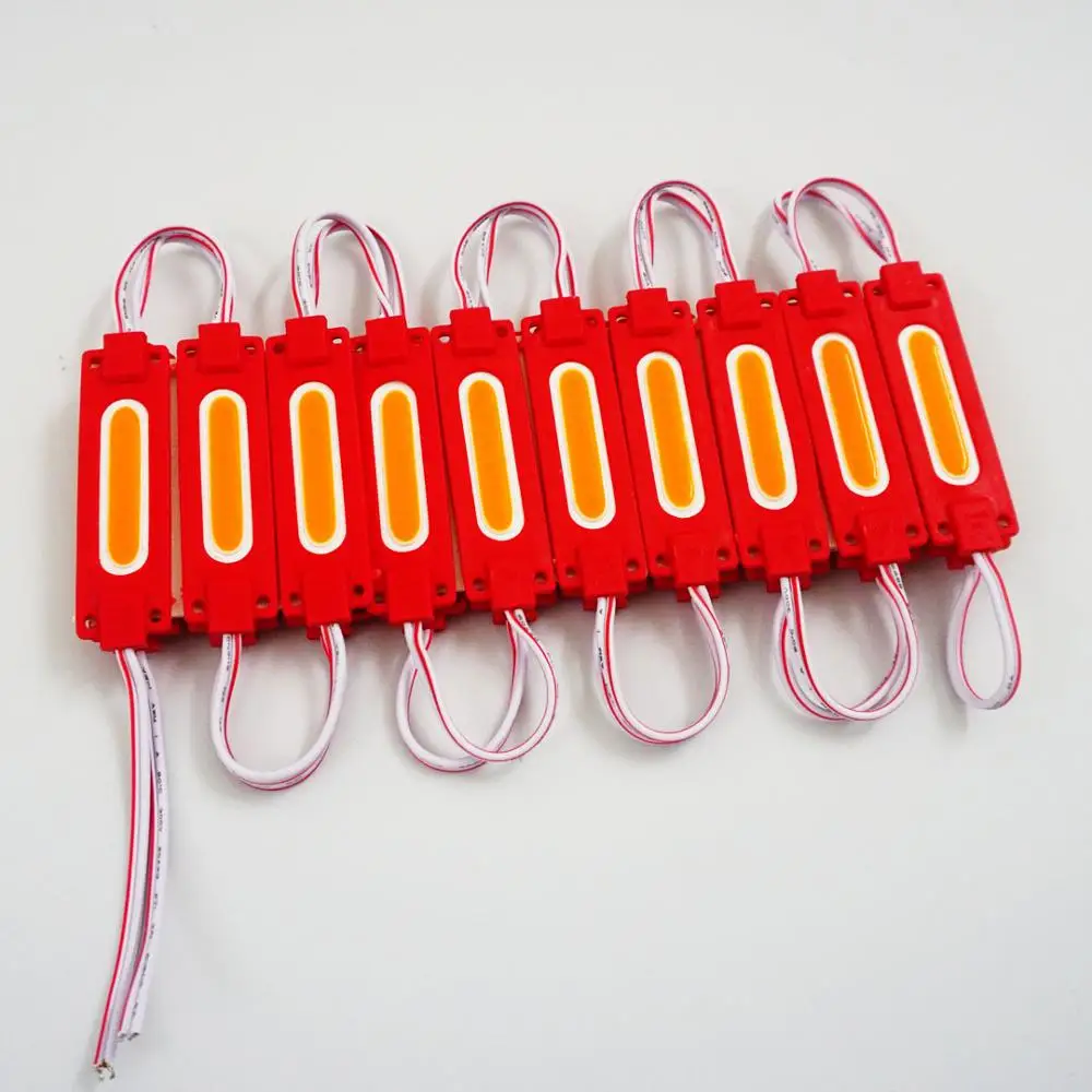 200 шт./лот COB инъекционный светодиодный модуль водонепроницаемый 12 В постоянного