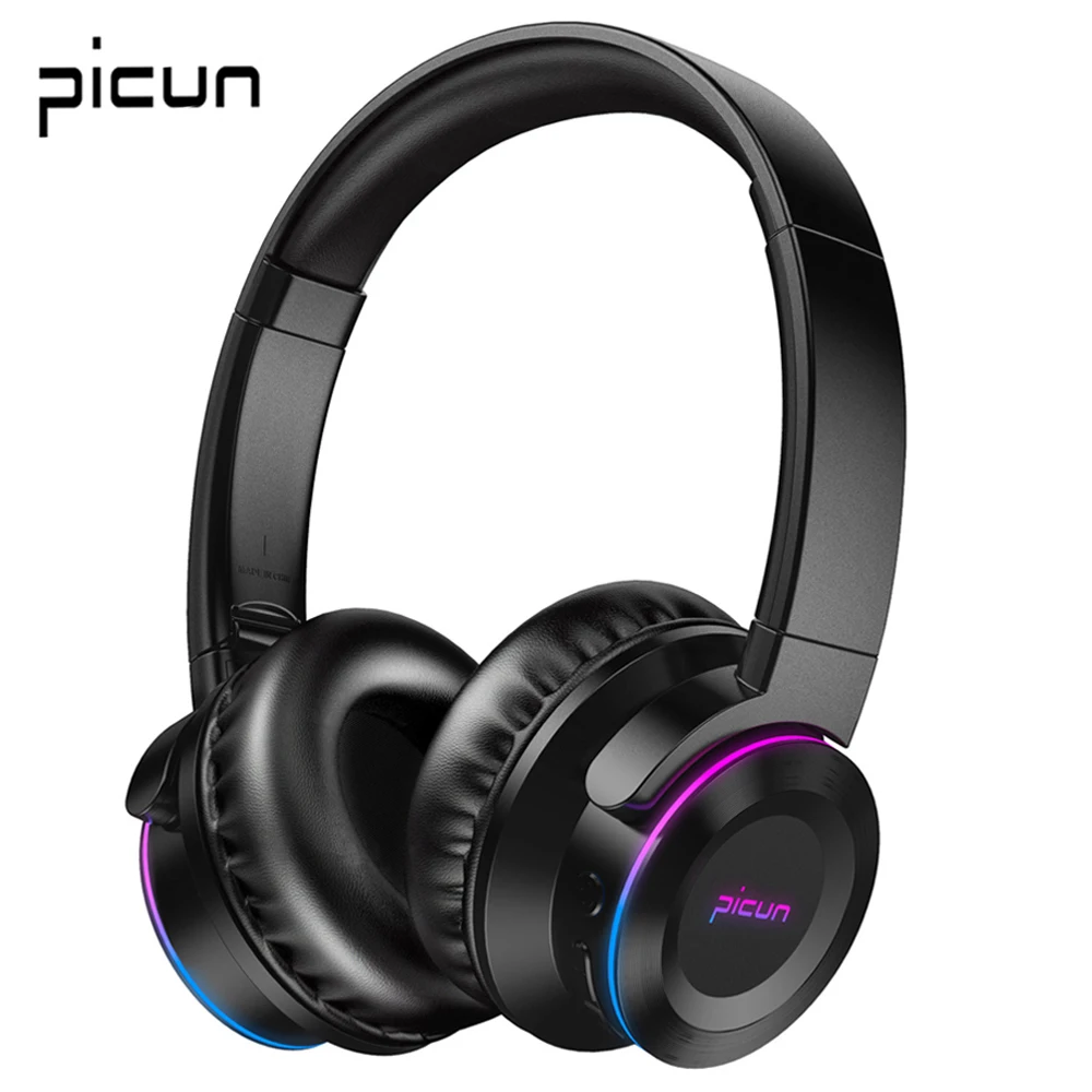 Светодиодный светильник Picun B9 беспроводные Bluetooth наушники Hi Fi басовые