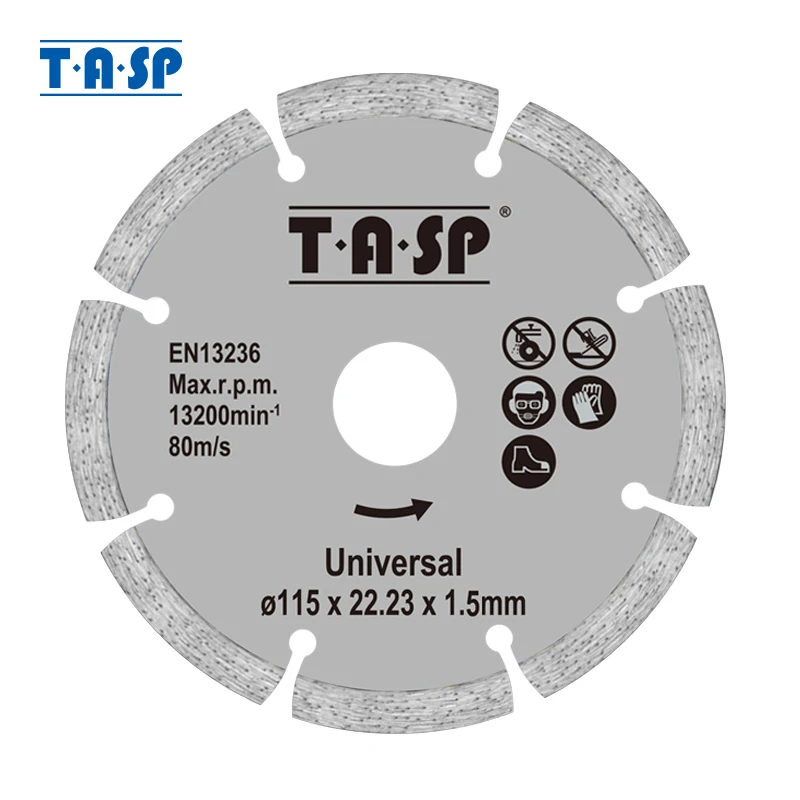 TASP 2 шт. 115 мм алмазный режущий диск 4 5 &quotугловой шлифовальный станок пильный для