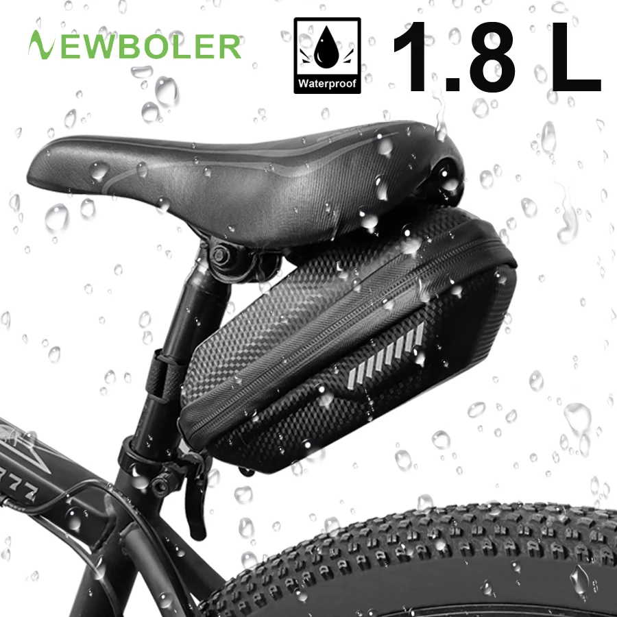 NEWBOLER 1 8 л жесткая оболочка седельная сумка для велосипеда водостойкие