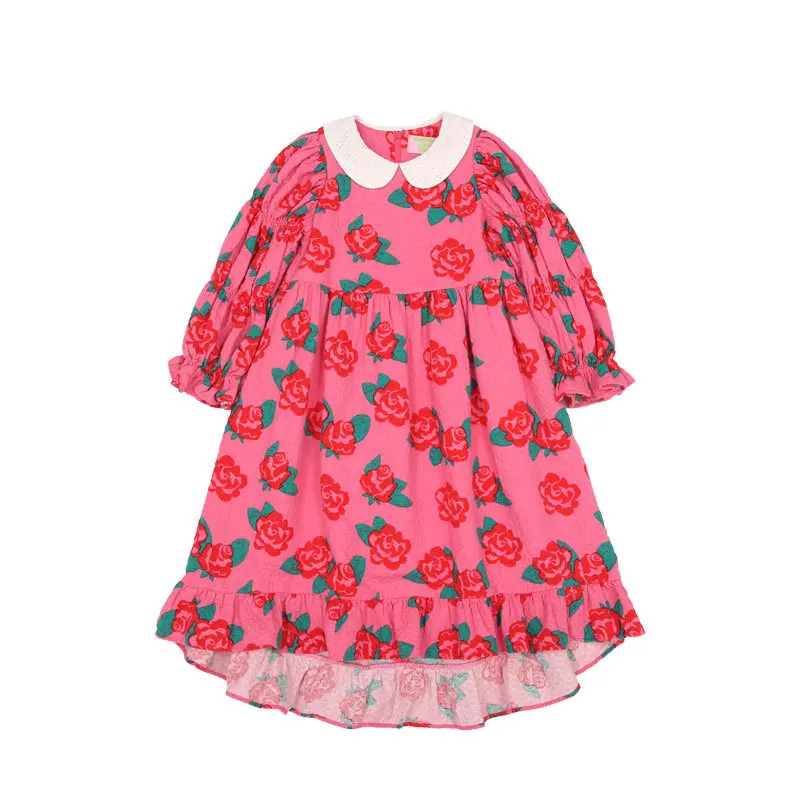 

Bebe Brand Children Sweatshirts 2021 New Spring Flower Cartoon Cute Kids Girl Boy Hoodies Sisters Brothers Matching Clothes Suit