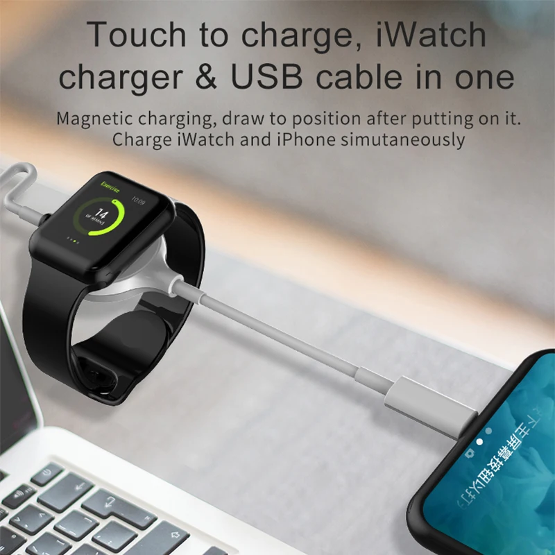 3 в 1 Магнитный IWatch Беспроводная зарядная док-станция портативный смарт-USB