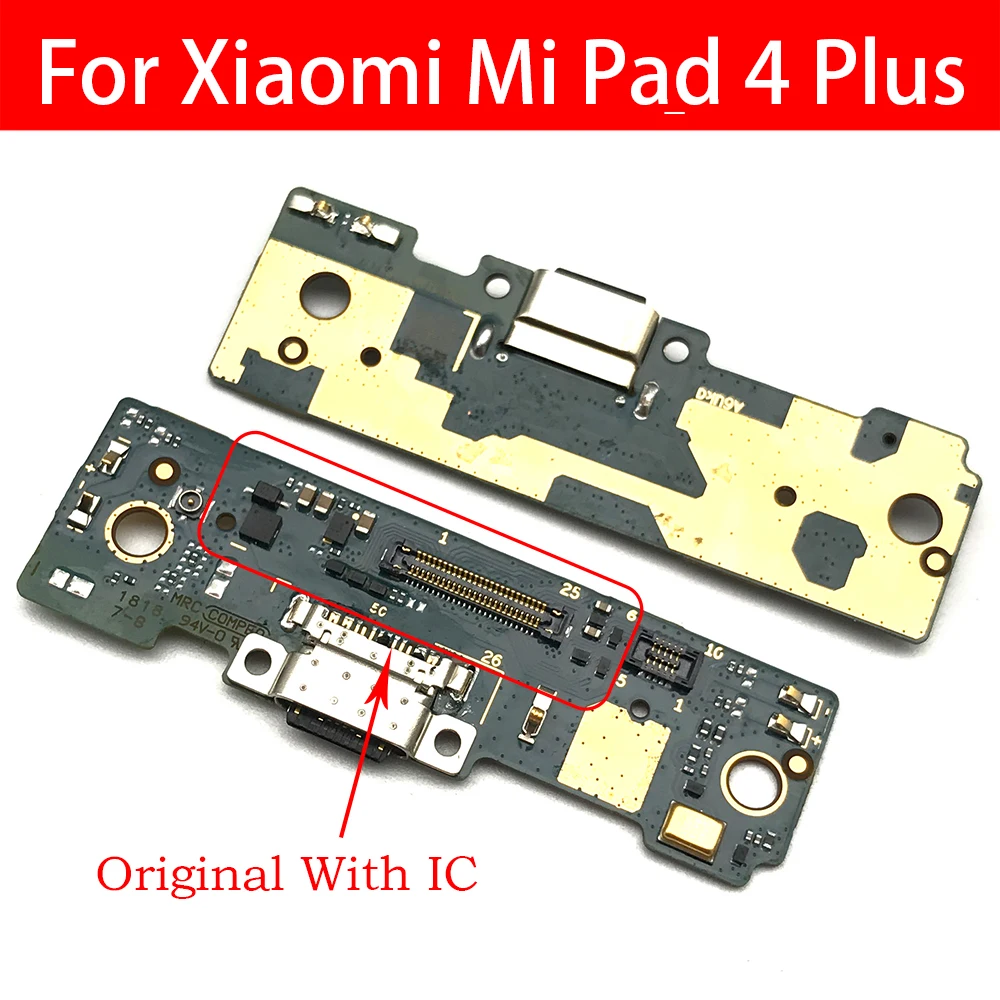 Оригинальный разъем для Xiaomi Mi Pad 4 Pad4 Plus USB-порт зарядки микрофона док-станция