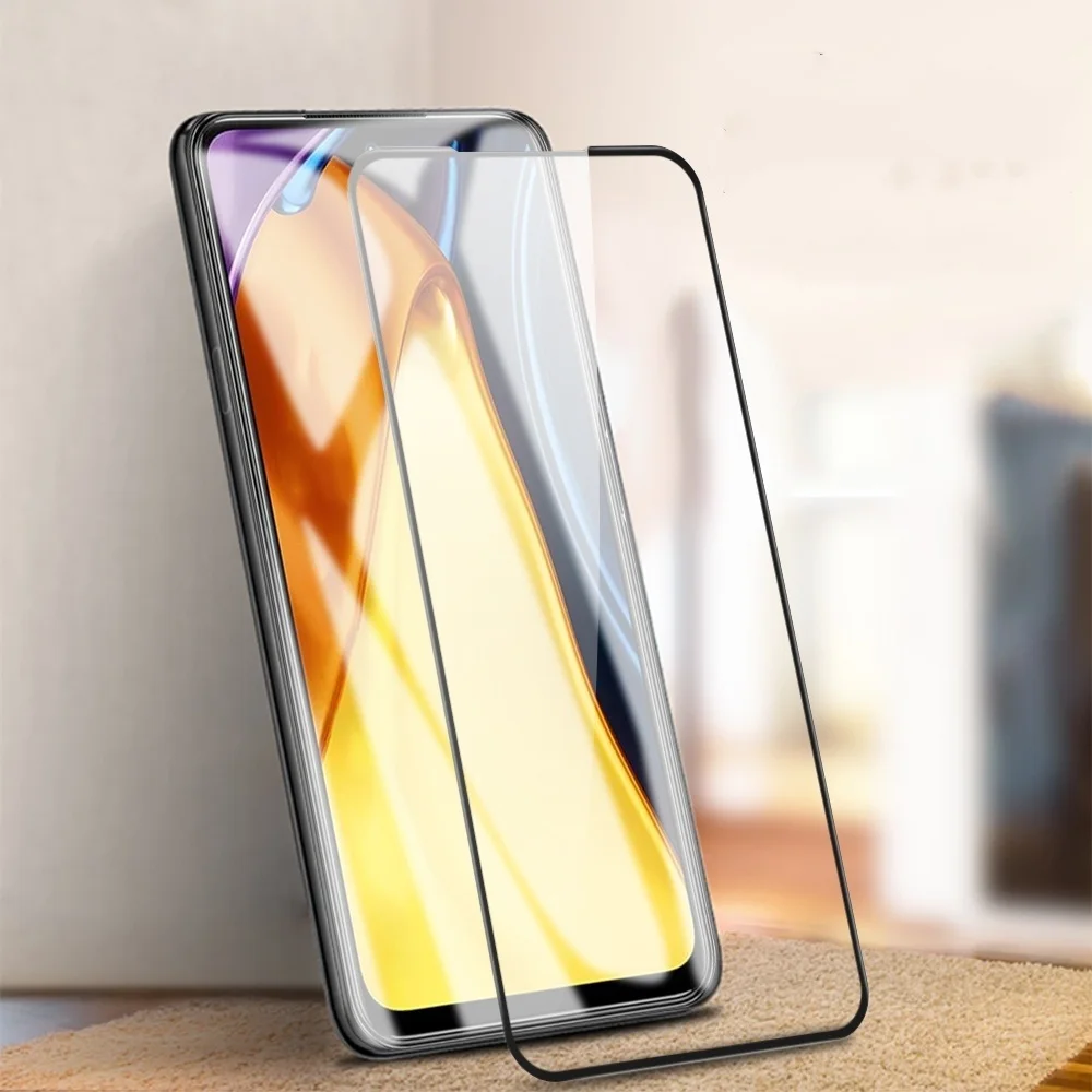 3pcs transparent tempered glass for xiaomi poco x3 f3 gt protective glass poco x3 nfc m3 pro full cover glass poco f3 gt x3 gt free global shipping