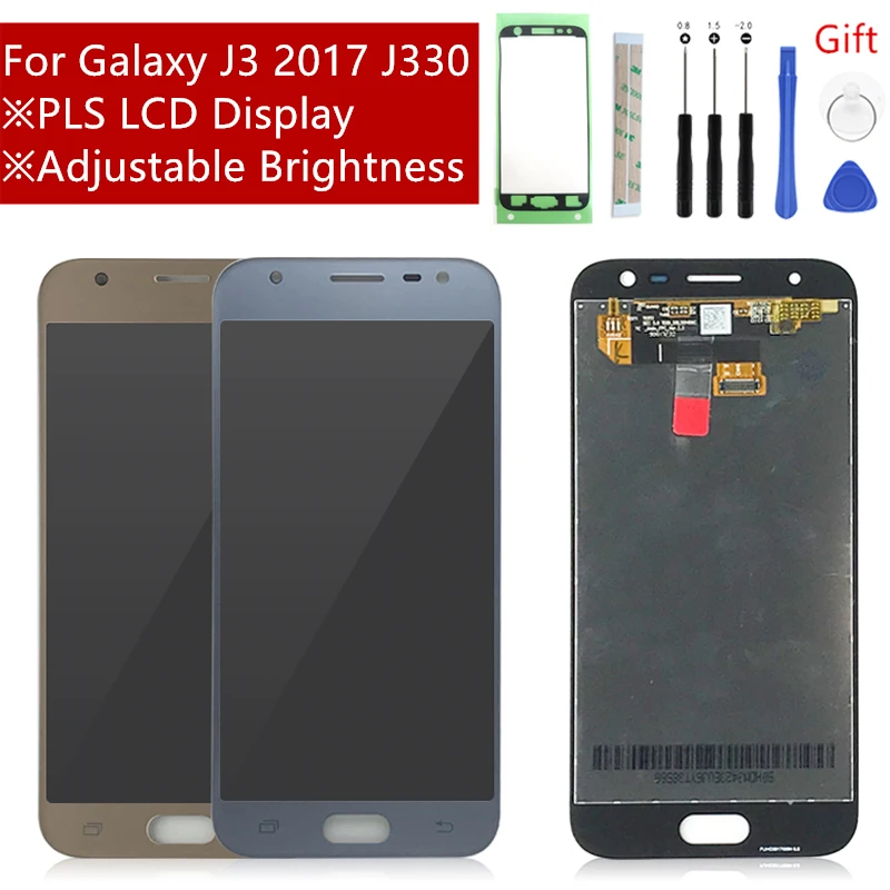 ЖК дисплей с сенсорным экраном и дигитайзером в сборе для SAMSUNG GALAXY J3 2017 J330F/DS j330f j330