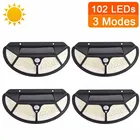 Solar LED Light Outdoor Lighting Electric Daylight Waterproof PIR Motion Sensor Sensor Street View Wall Light Garden Decoration