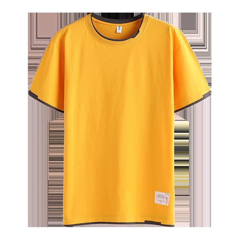 

Men's summer T short-sleeved new t-shirt ins cotton bottoming shirt trend slim casual clothes men's fashion T-shirt