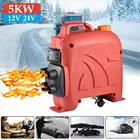 1224V автомобильный обогреватель 5000W Стоянкы Автомобилей Автомобиля дизелей подогреватель топлива 4 отверстия 5KW для RV лодки дом на колесах грузовиков прицепа автомобильные аксессуары