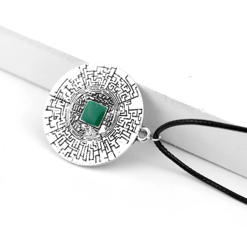 Модная подвеска лабиринт бегун Томас кожаное ожерелье Модные Кино ювелирные