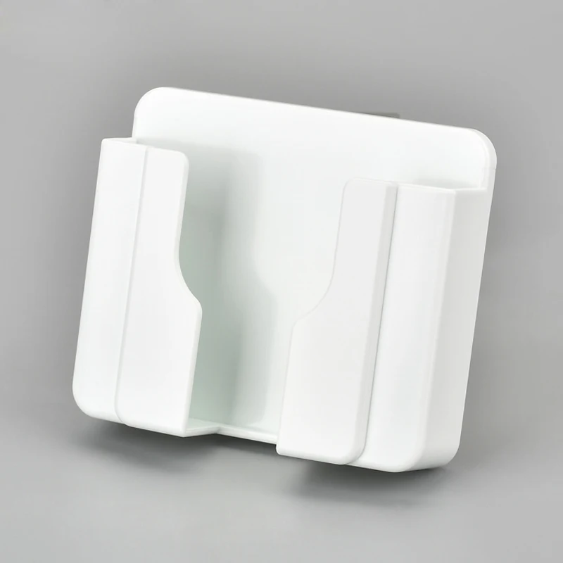 86 Type Creative White Wall USB Switch Socket Frame Paste Fixed Charging Lazy Phone Bracket | Обустройство дома