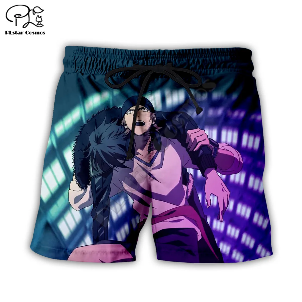 

Шорты PLstar Cosmos мужские с 3D-принтом, повседневные пляжные удобные, свободные, с татуировками викингов, в стиле Харадзюку, летние