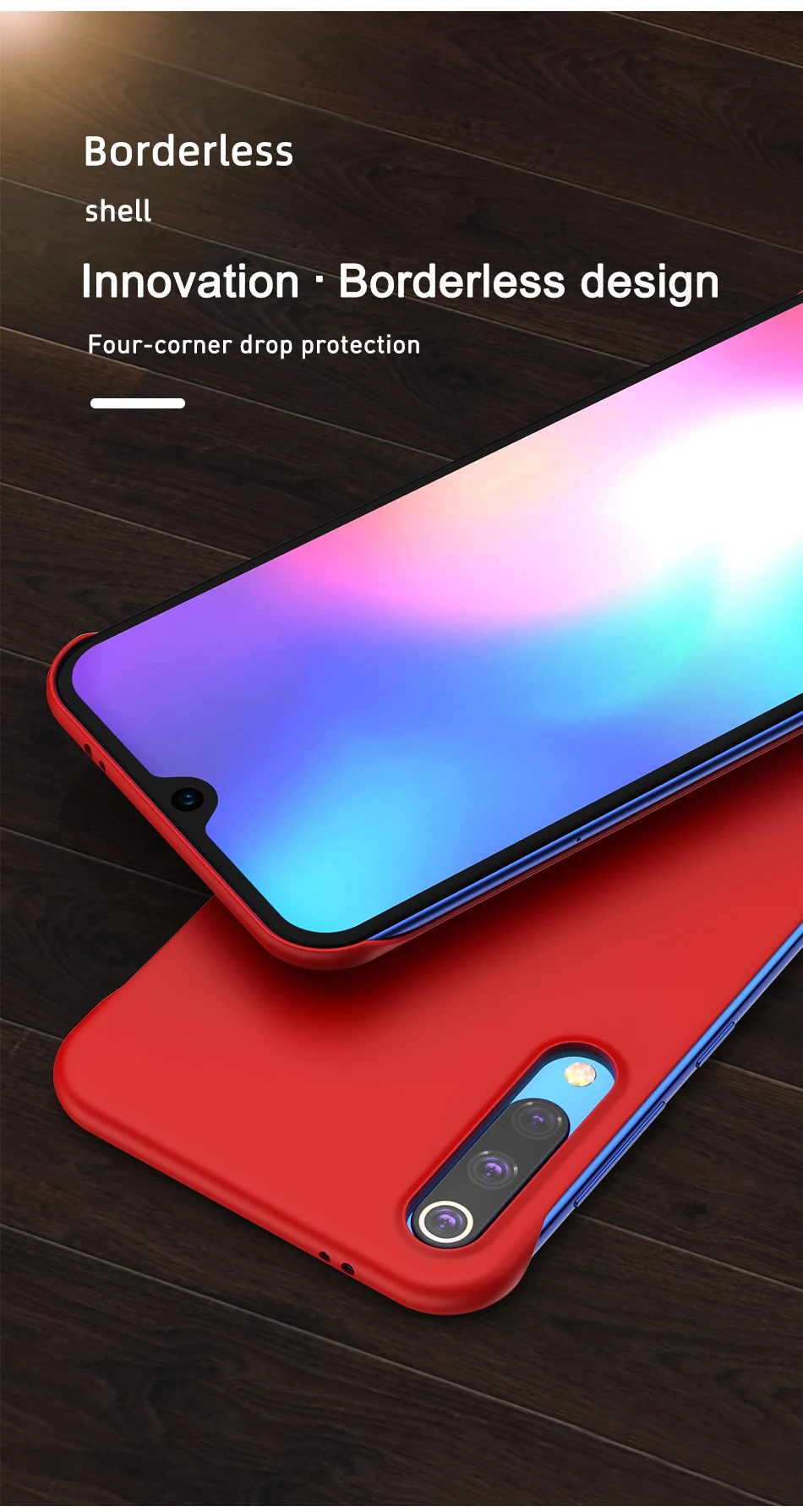 Безрамный чехол для Xiaomi Mi 9 Lite CC9 9T Pro RedMi Note 7 K20 Pro 7A 6 6A Global Version Candy чехол s Жесткий PC матовый чехол