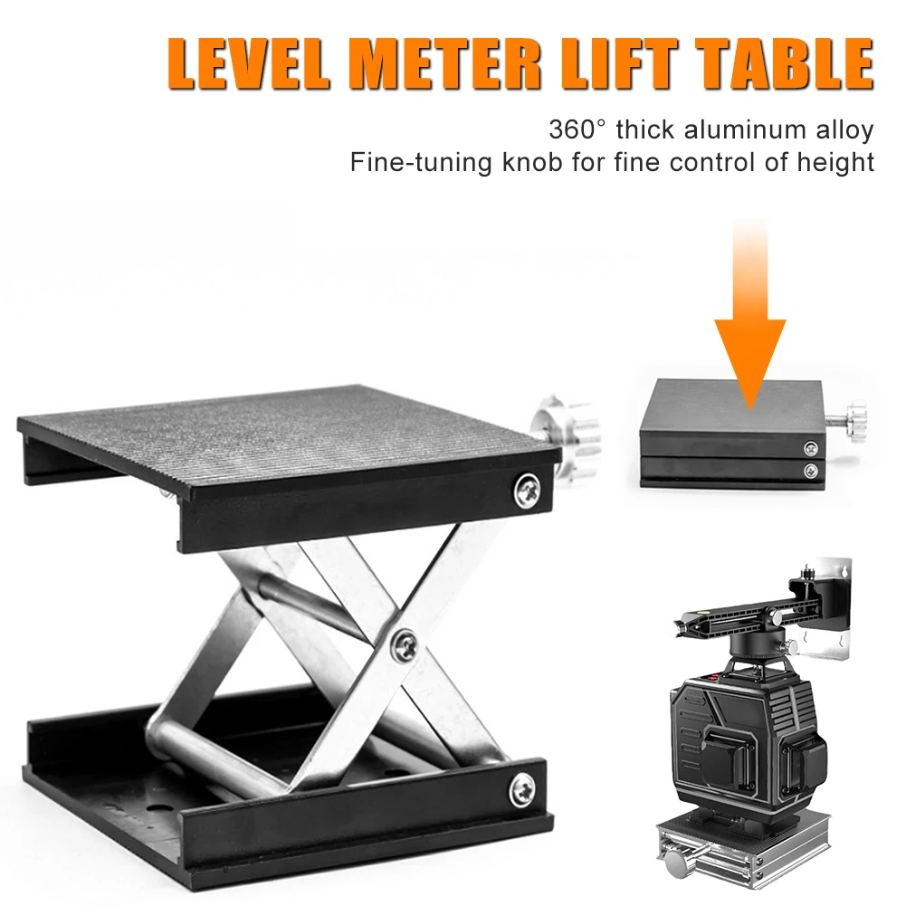

Laboratory Lift Stand Adjustable Aluminum Lab Scissors Jack Lifting Platform For Level Lab Equipment Floor Measure Tool Dropship