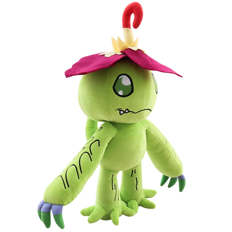 Аниме Digimon Palmon Плюшевая Кукла Мягкие животные детские игрушки 30 см | Игрушки и