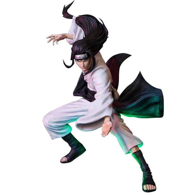 

Bandai NARUTO GK30CM white-eyed Hyuuuuuuuga Neji Uchiha SasukeHatake Kakashi PVC material animation character moving doll gifts