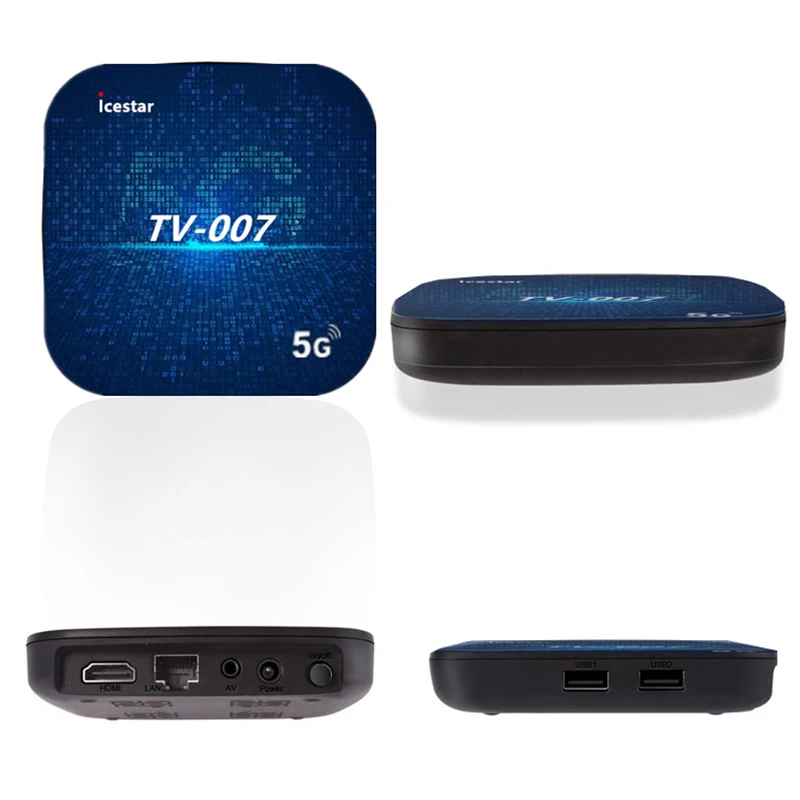 

ТВ 007 5G Смарт ТВ коробка Android 9,0 4K WiFi Amlogic S905L HD 3D Android ТВ ящик медиа плеер 1080P Global