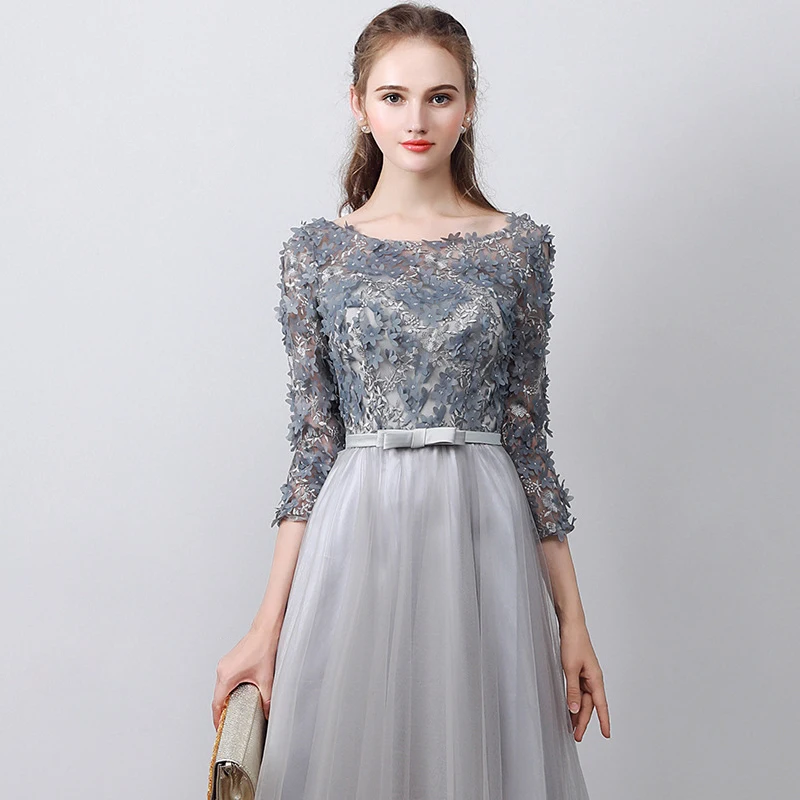 LPTUTTI вышитая аппликация новинка для женщин элегантное вечернее платье свидания