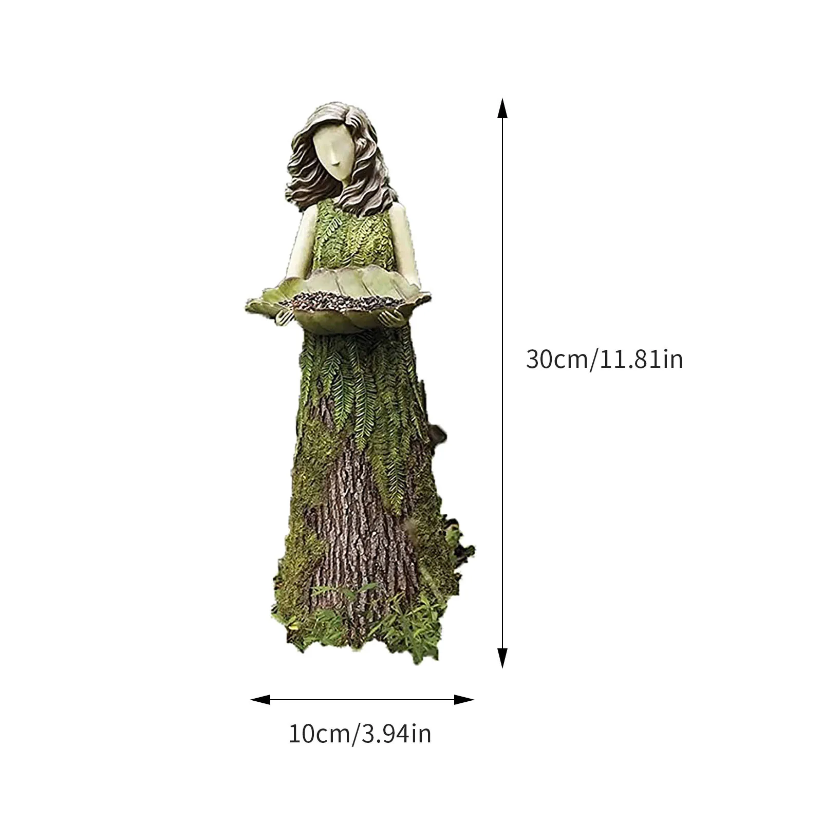 

Garden decoration statue Bird feeding pot 2 In 1 Hummingbird Feeder And -Portrait And -PortraitDecorations Lawn Ornaments