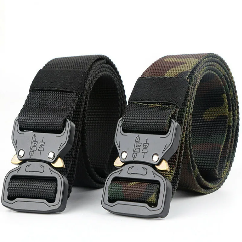 

New Nylon Belt Men Army Tactical Belt Molle Military SWAT Combat Belts Knock Off Survival Waist Tactical Battle Belt Dropship