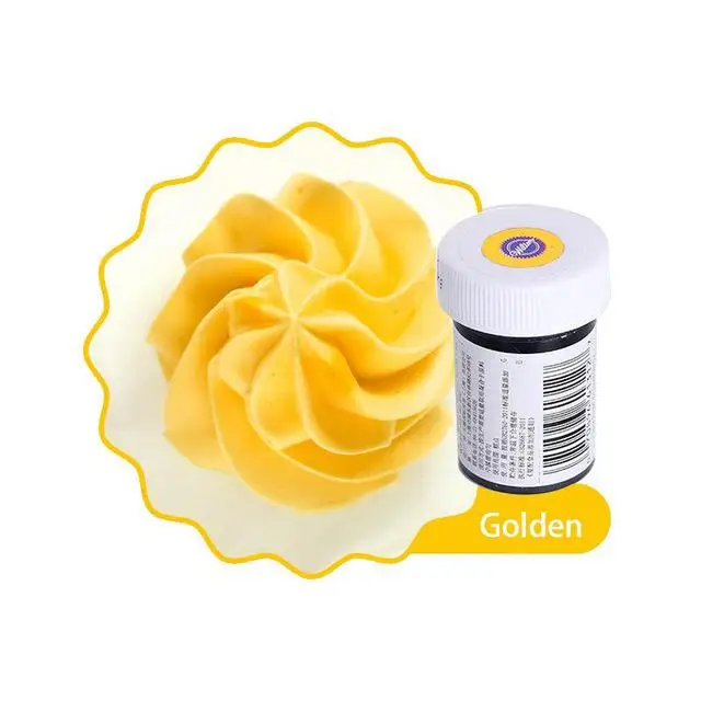 Golden Wilton цвет еды ing глазурь цвета, на гелевой основе, 1 шт 1 oz. Съедобный цвет пигмент для выпечки торта Кондитерские помадки Макарон крем - Цвет: Golden
