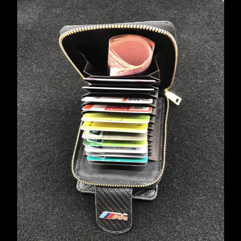 Высококачественный кошелек с держателем ключа от машины из натуральной кожи для