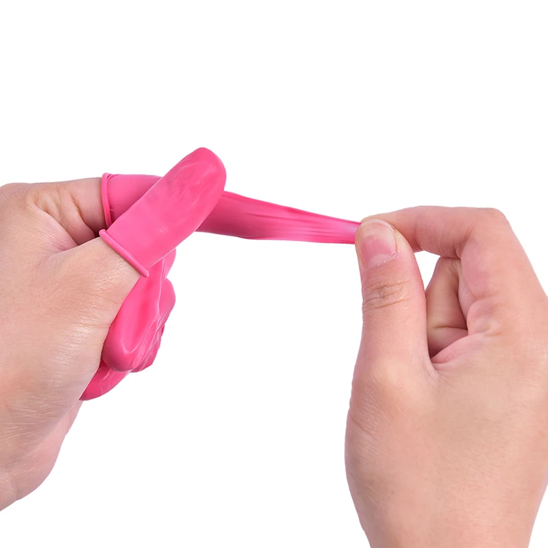 

30pcs Disposable Latex Rubber Finger Anti-static Fingertips Protector Gloves For Cooking Kitchen Cleaning